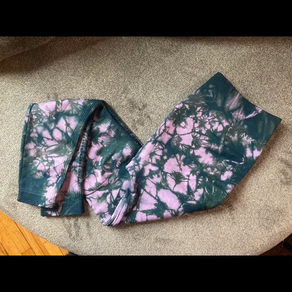 NUX Seamless Tie Dye Yoga Legging - Picture 1 of 9